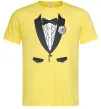 Чоловіча футболка Костюм з метеликом та квіткою Лимонний Чоловіча футболка Костюм з метеликом та квіткою Лимонний фото