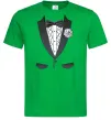 Чоловіча футболка Костюм з метеликом та квіткою Зелений Чоловіча футболка Костюм з метеликом та квіткою Зелений фото