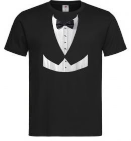 Чоловіча футболка Біла сорочка з метеликом