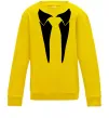 Детский Свитшот Комірець з краваткою Солнечно желтый фото