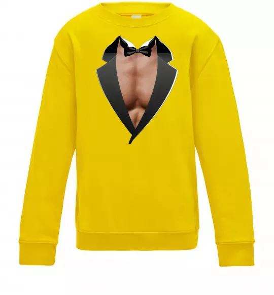 Дитячий світшот Фрак з торсом Сонячно жовтий фото