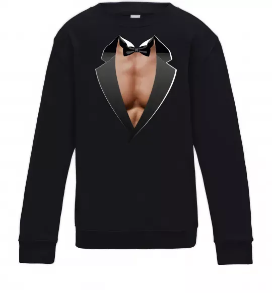 Дитячий світшот Фрак з торсом Чорний фото