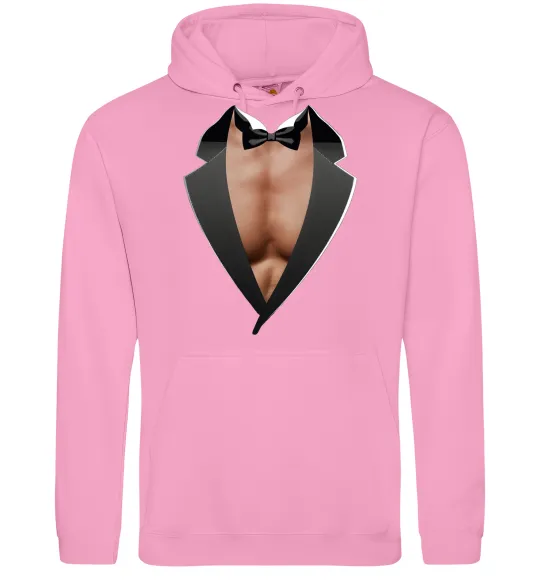 Чоловіча толстовка (худі) Фрак з торсом Рожевий фото
