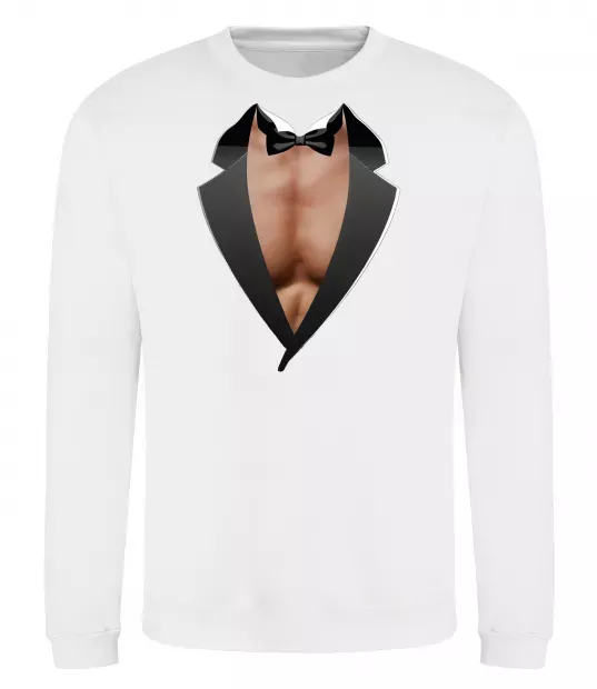 Свитшот Фрак з торсом Белый фото