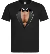 Мужская футболка Фрак з торсом Черный фото