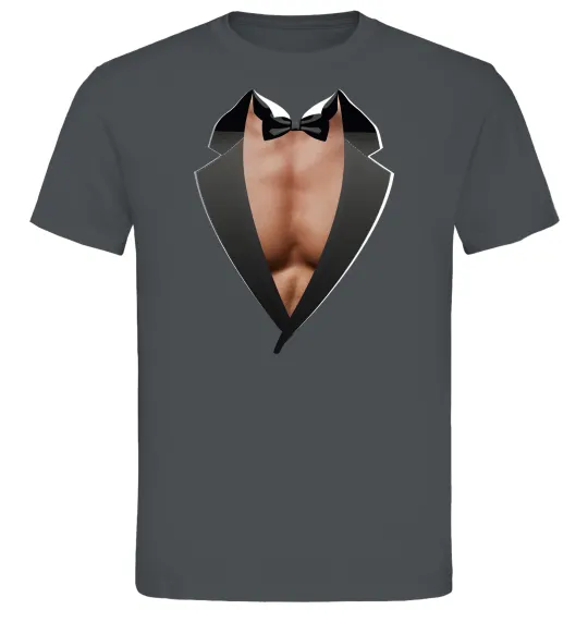 Мужская футболка Фрак з торсом Графит фото