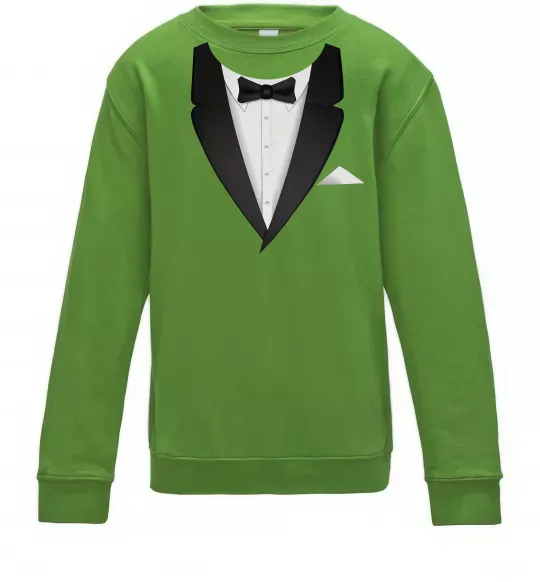 Детский Свитшот Фрак з метеликом Лаймовый фото