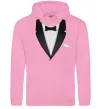 Мужская толстовка (худи) Фрак з метеликом Розовый фото