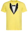 Чоловіча футболка Фрак з метеликом Лимонний фото