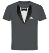 Чоловіча футболка Фрак з метеликом Графіт фото