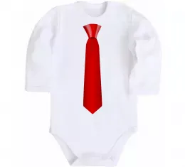 Детский боди Червона краватка Белый фото