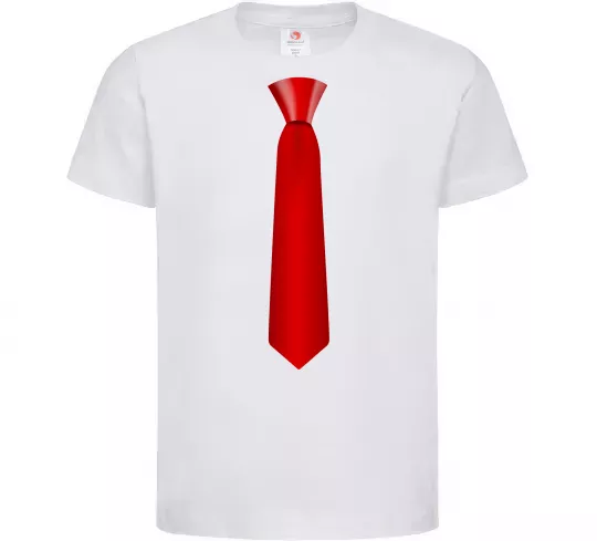 Детская футболка Червона краватка Белый фото