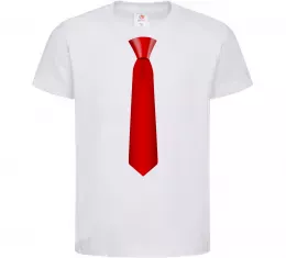 Детская футболка Червона краватка Белый фото