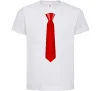 Детская футболка Червона краватка Белый фото