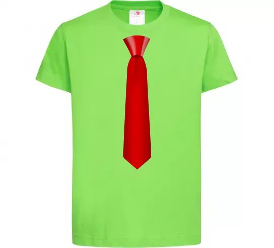 Детская футболка Червона краватка Лаймовый фото