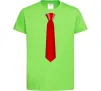 Детская футболка Червона краватка Лаймовый фото