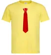 Чоловіча футболка Червона краватка Лимонний фото