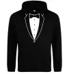 Мужская толстовка (худи) Метелик та фрак Черный фото