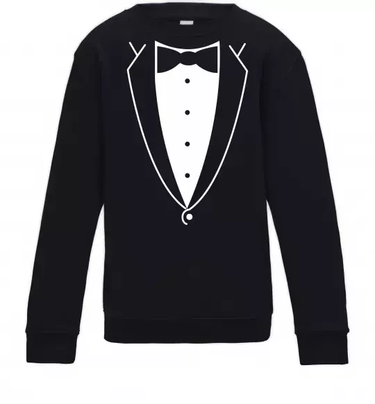 Дитячий світшот Метелик та фрак Чорний фото