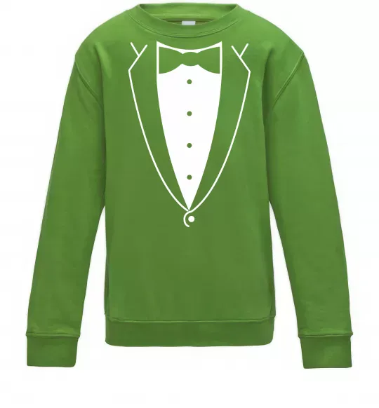 Дитячий світшот Метелик та фрак Лаймовий фото