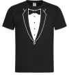 Чоловіча футболка Метелик та фрак Чорний фото