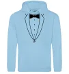 Мужская толстовка (худи) Метелик та фрак Голубой фото