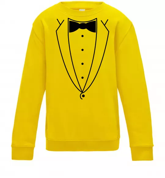 Дитячий світшот Метелик та фрак Сонячно жовтий фото