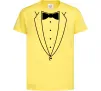 Дитяча футболка Метелик та фрак Лимонний фото