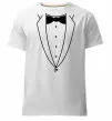 Мужская премиум футболка Метелик та фрак Белый фото