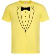 Чоловіча футболка Метелик та фрак Лимонний фото