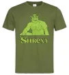 Мужская футболка Shrexy meme Оливковый фото