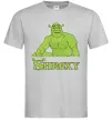 Мужская футболка Shrexy meme Серый фото