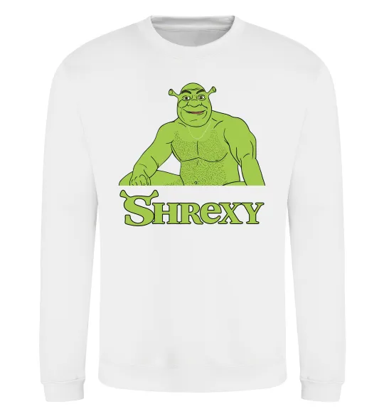 Свитшот Shrexy meme Белый фото