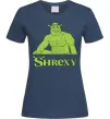 Женская футболка Shrexy meme Темно-синий фото