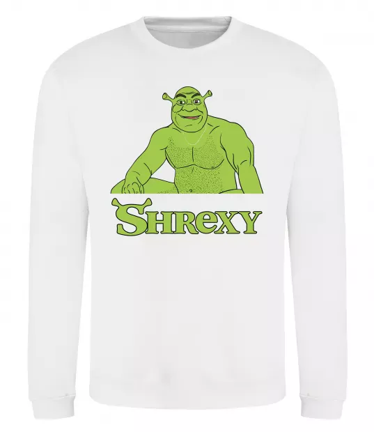 Світшот Shrexy meme Білий фото