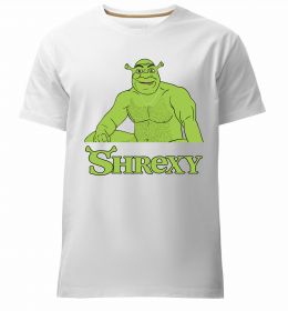 Мужская премиум футболка Shrexy meme