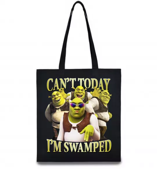 Эко-сумка Shrek I`m swamped Черный фото