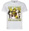Мужская футболка Shrek I`m swamped Белый фото
