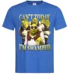 Мужская футболка Shrek I`m swamped Ярко-синий фото
