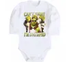 Детский боди Shrek I`m swamped Белый фото