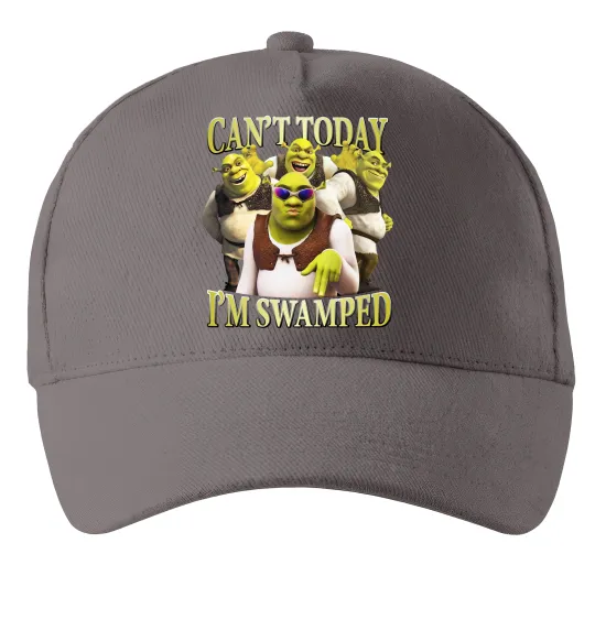 Кепка Shrek I`m swamped Серый фото