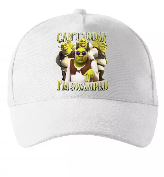 Кепка Shrek I`m swamped Белый фото
