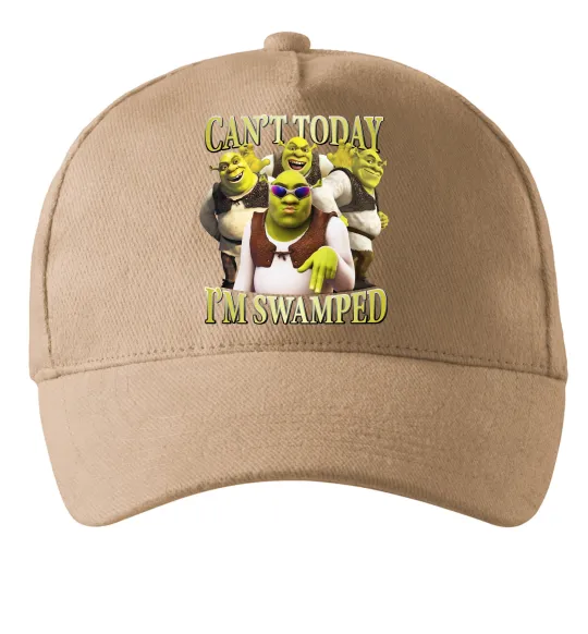 Кепка Shrek I`m swamped Песочный фото
