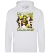 Чоловіча толстовка (худі) Shrek I`m swamped Сірий меланж фото