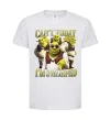 Детская футболка Shrek I`m swamped Белый фото