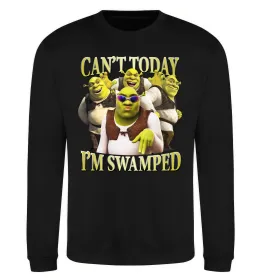 Світшот Shrek I`m swamped Чорний фото