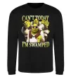 Свитшот Shrek I`m swamped Черный фото
