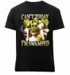 Мужская премиум футболка Shrek I`m swamped Черный фото