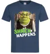 Мужская футболка Shrek happens Темно-синий Мужская футболка Shrek happens Темно-синий фото