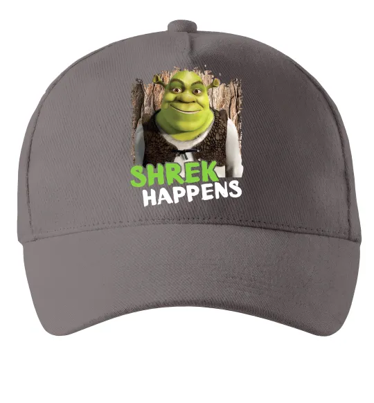 Кепка Shrek happens Серый фото